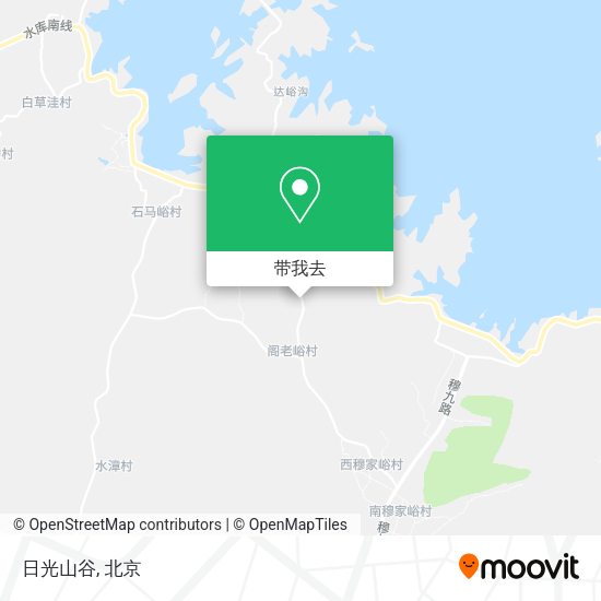日光山谷地图