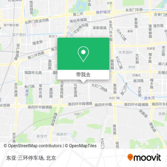 东亚·三环停车场地图