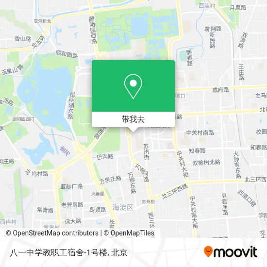八一中学教职工宿舍-1号楼地图