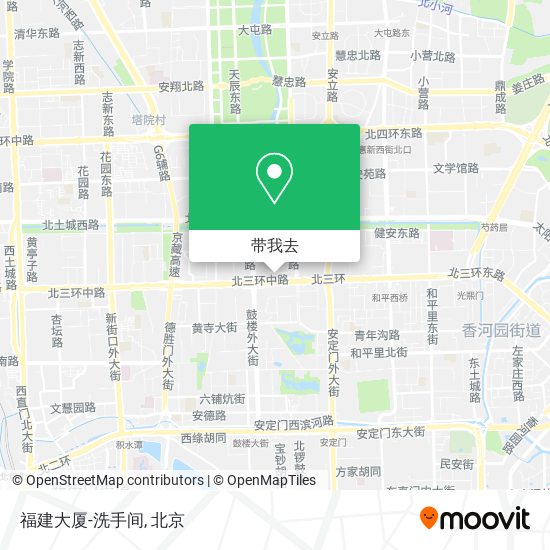 福建大厦-洗手间地图