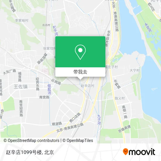 赵辛店1099号楼地图