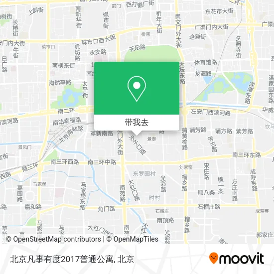 北京凡事有度2017普通公寓地图