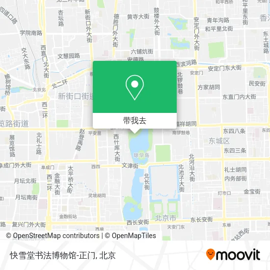 快雪堂书法博物馆-正门地图
