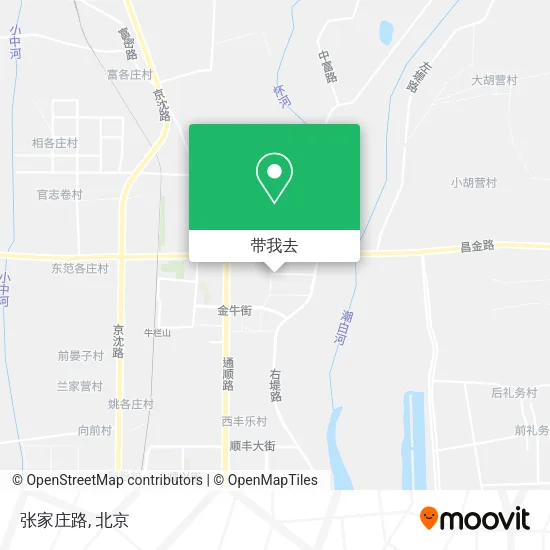 张家庄路地图