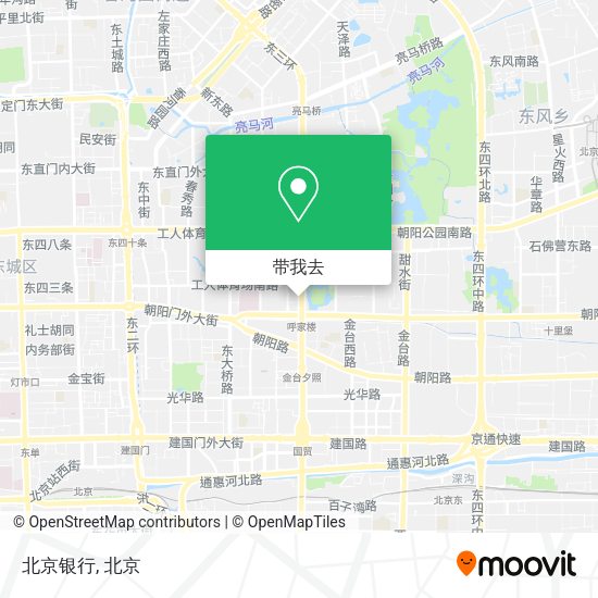 北京银行地图