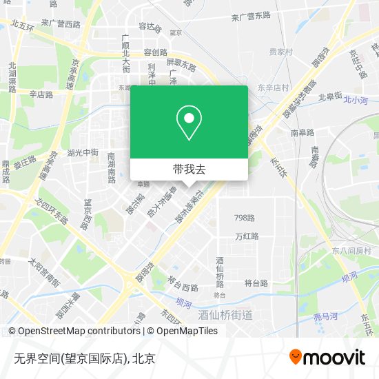无界空间(望京国际店)地图
