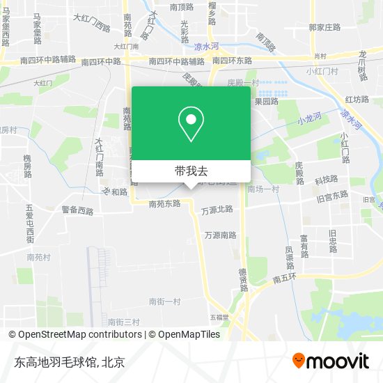 东高地羽毛球馆地图