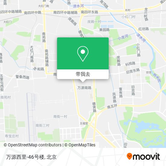 万源西里-46号楼地图