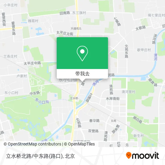 立水桥北路/中东路(路口)地图