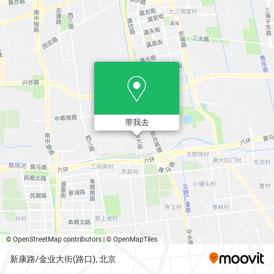 新康路/金业大街(路口)地图