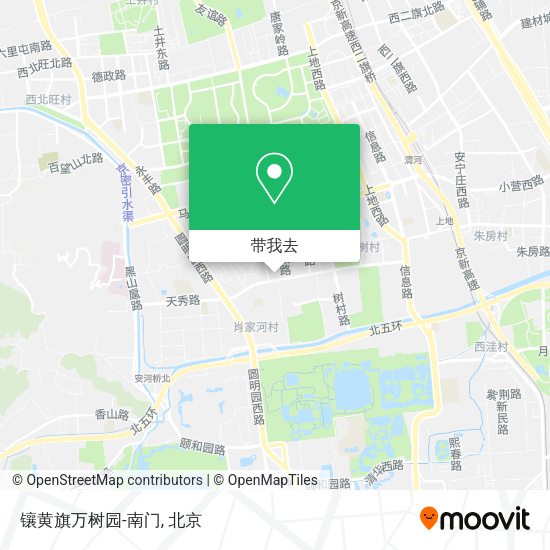 镶黄旗万树园-南门地图