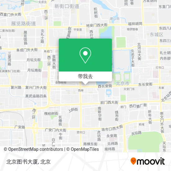 北京图书大厦地图
