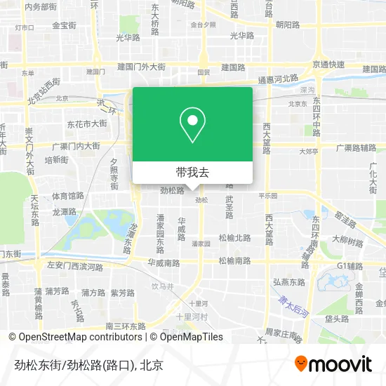 劲松东街/劲松路(路口)地图
