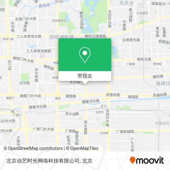 北京动艺时光网络科技有限公司地图