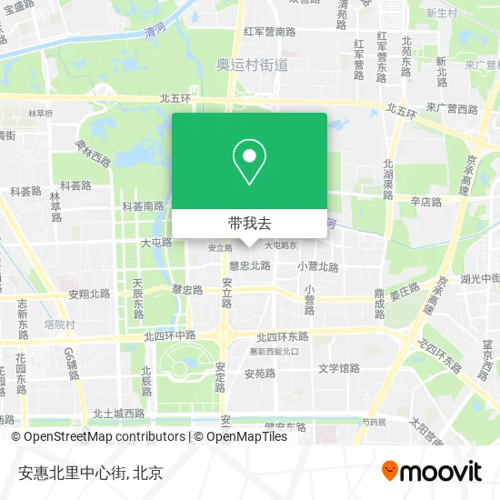 安惠北里中心街地图