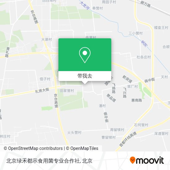 北京绿禾都示食用菌专业合作社地图