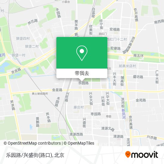 乐园路/兴盛街(路口)地图