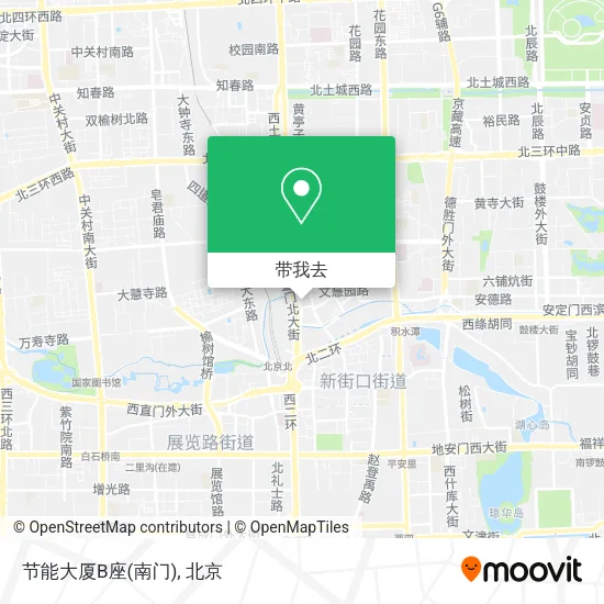 节能大厦B座(南门)地图