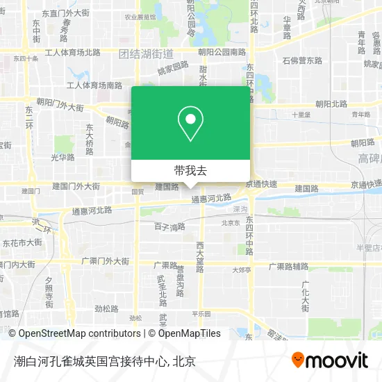 潮白河孔雀城英国宫接待中心地图