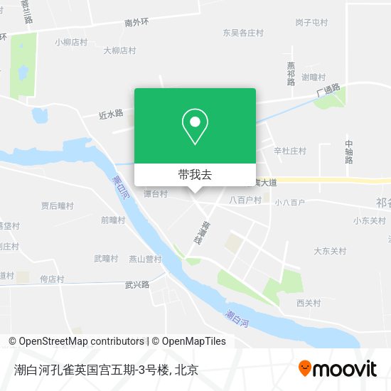 潮白河孔雀英国宫五期-3号楼地图