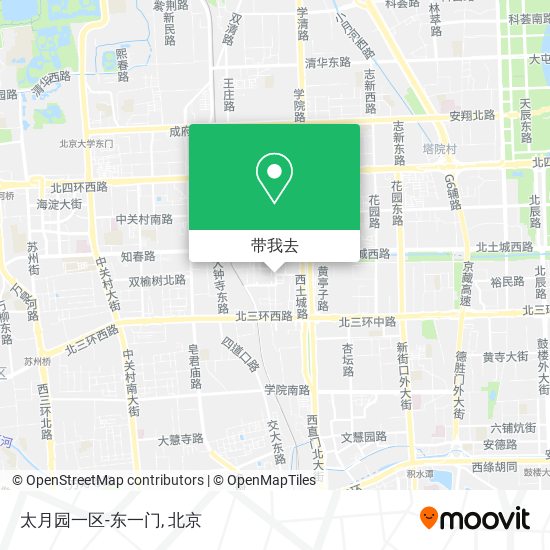 太月园一区-东一门地图