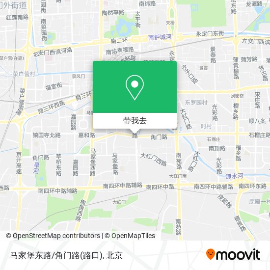 马家堡东路/角门路(路口)地图
