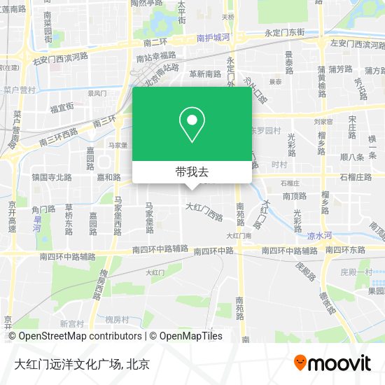 大红门远洋文化广场地图