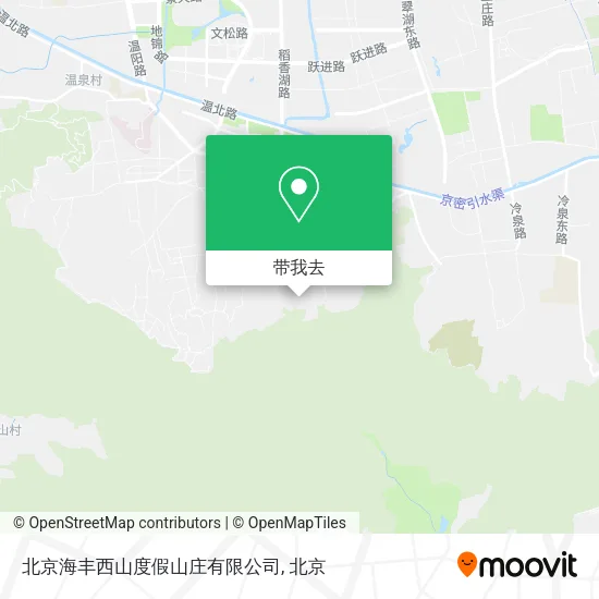 北京海丰西山度假山庄有限公司地图