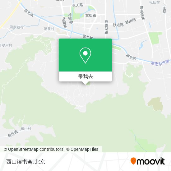 西山读书会地图