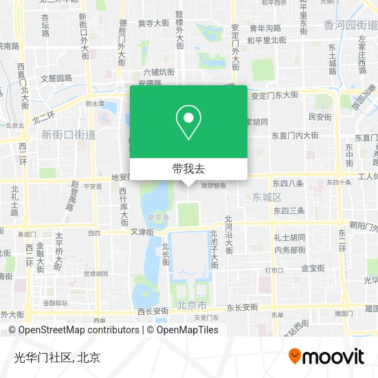 光华门社区地图
