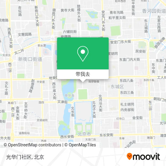 光华门社区地图