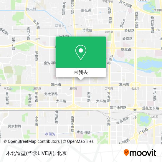 木北造型(华熙LIVE店)地图