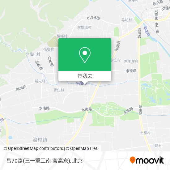 昌70路(三一重工南-官高东)地图