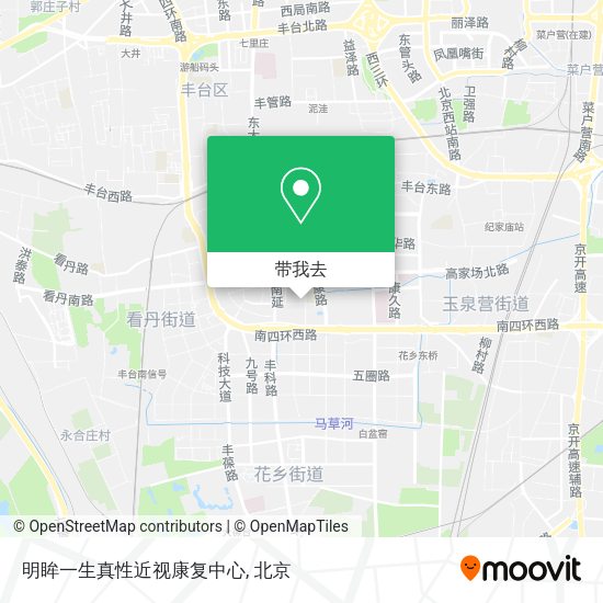 明眸一生真性近视康复中心地图