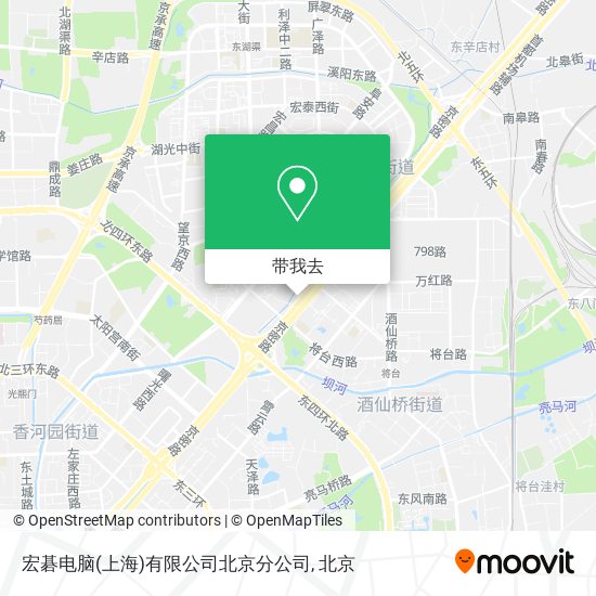 宏碁电脑(上海)有限公司北京分公司地图