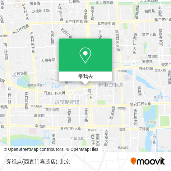 亮视点(西直门嘉茂店)地图