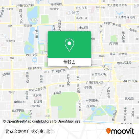 北京金辉酒店式公寓地图