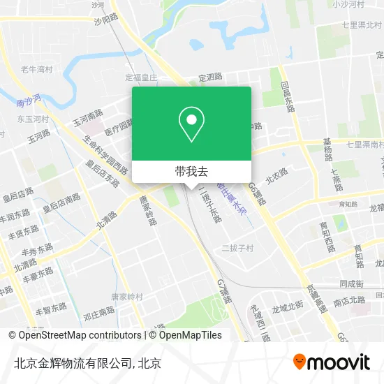 北京金辉物流有限公司地图