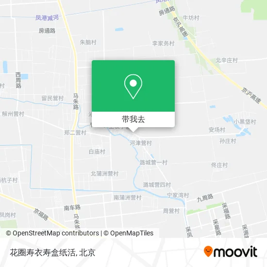 花圈寿衣寿盒纸活地图