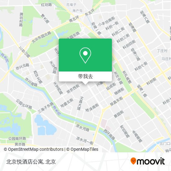 北京悦酒店公寓地图