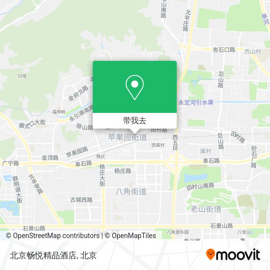北京畅悦精品酒店地图