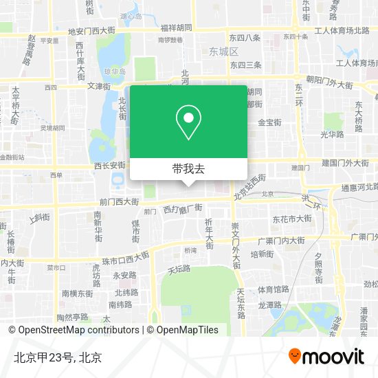 北京甲23号地图