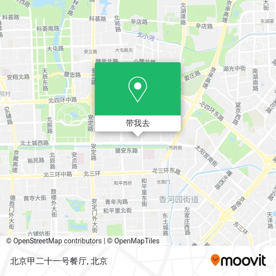 北京甲二十一号餐厅地图