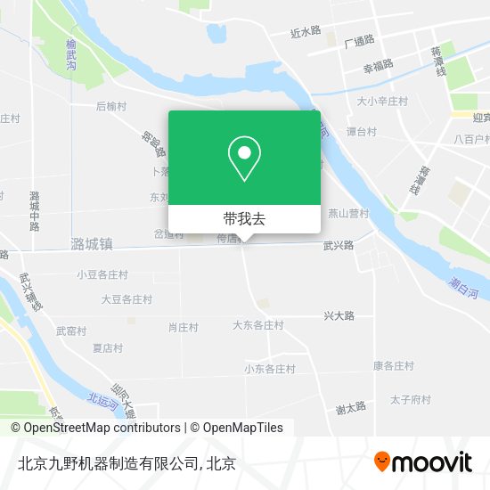 北京九野机器制造有限公司地图