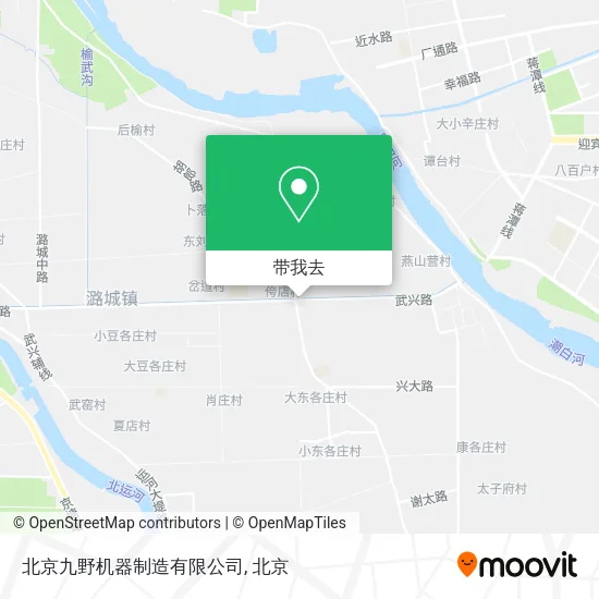 北京九野机器制造有限公司地图