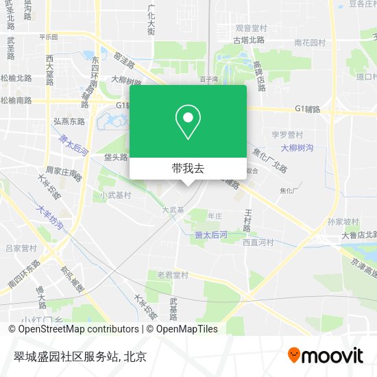 翠城盛园社区服务站地图