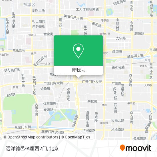 远洋德邑-A座西2门地图