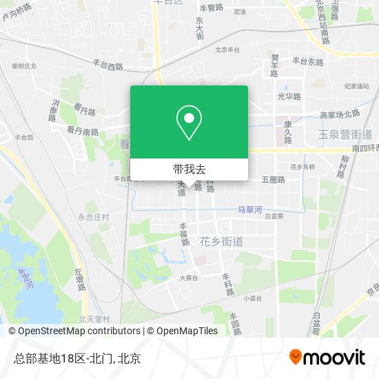 总部基地18区-北门地图