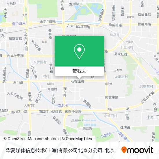 华夏媒体信息技术(上海)有限公司北京分公司地图