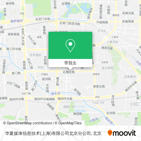 华夏媒体信息技术(上海)有限公司北京分公司地图